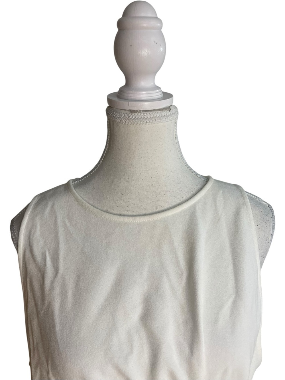 Zara Cut-Out Twist Front Tank Top White - Picture 2 of 13